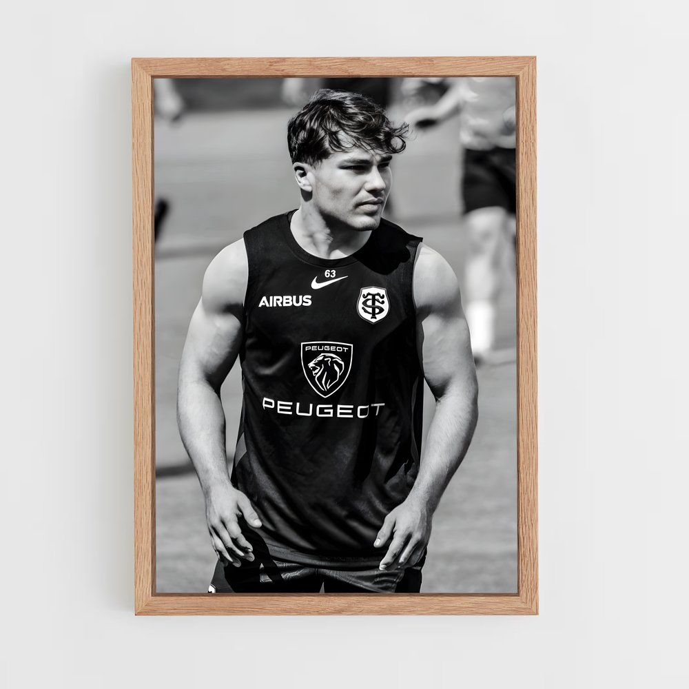 Poster Antoine de dupont – affiche Rugby (vue 4)